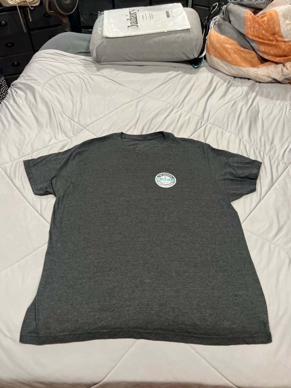 O'Neill Men's Modern Fit Charcoal Heather Graphic T-Shirt